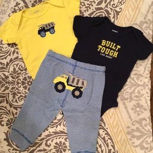 Carter’s “Built Tough”, 3 Piece Outfit Set NWOT